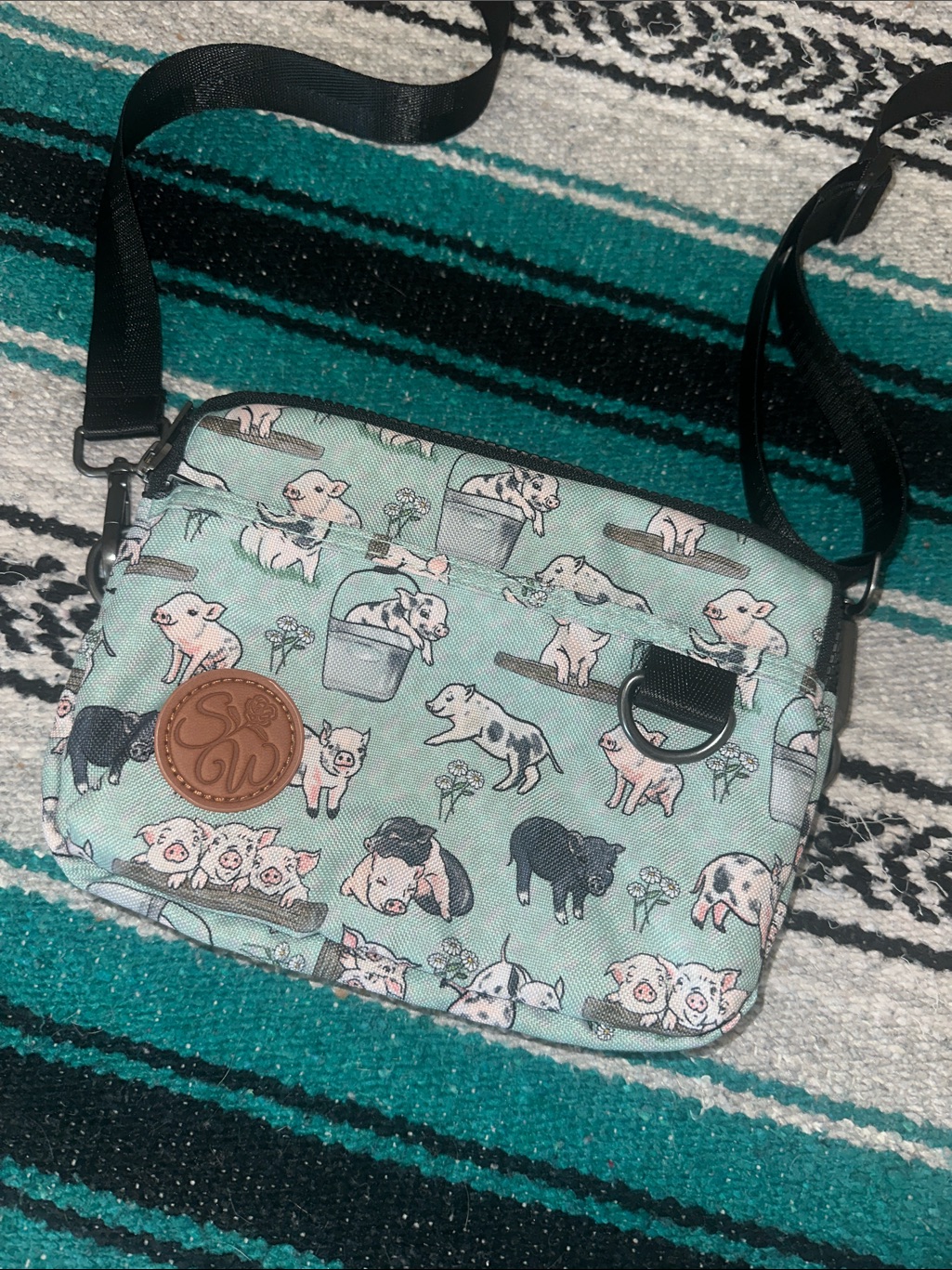 Sipsey Wilder *Nwot* Women's Piggy Patch Crossbody Bag With Adjustable Strap — image 4 of 8